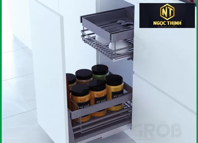 KỆ ĐỰNG GIA VỊ ĐA NĂNG HỢP KIM NHÔM NAN OVAL TẠI Long Thọ